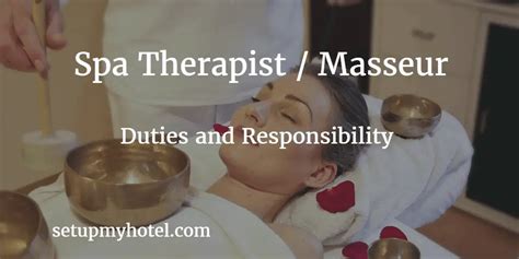Spa Massage Therapist Jobs in Philippines .